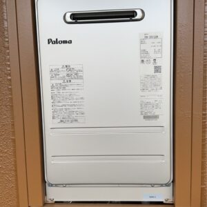 給湯器新品です(交換済み)